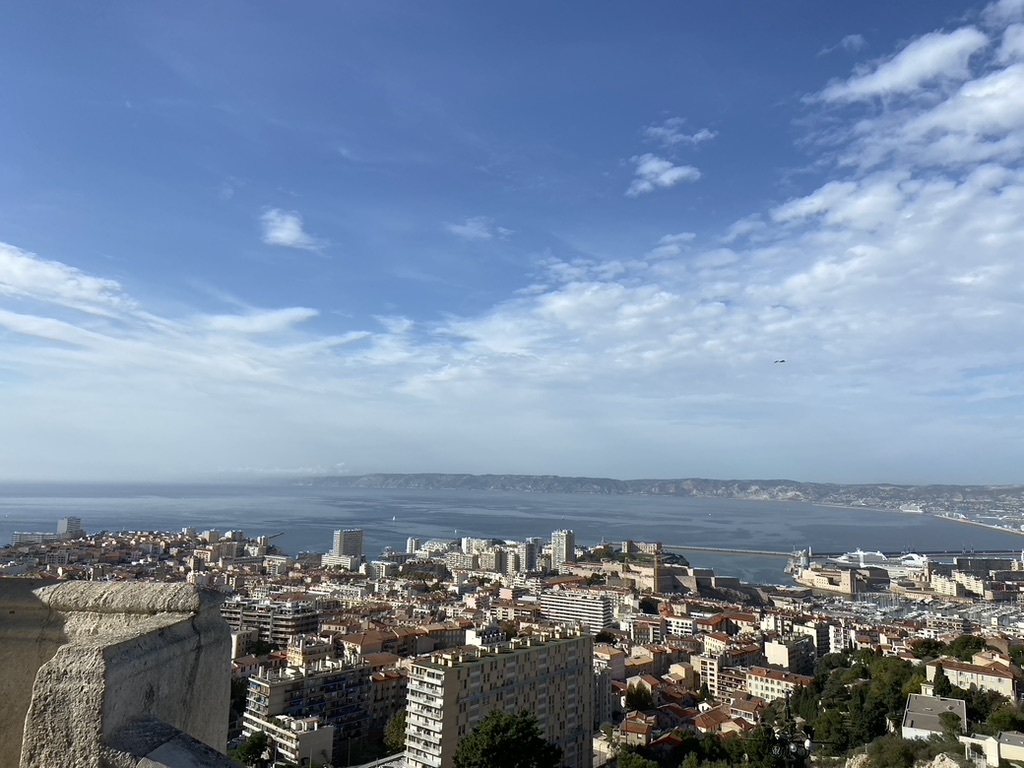 Marseille city view